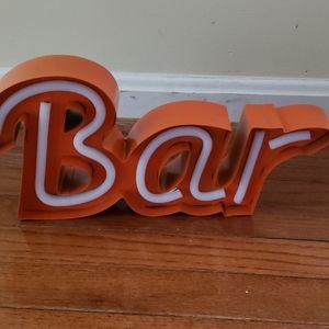 Vintage inspired Bar sign